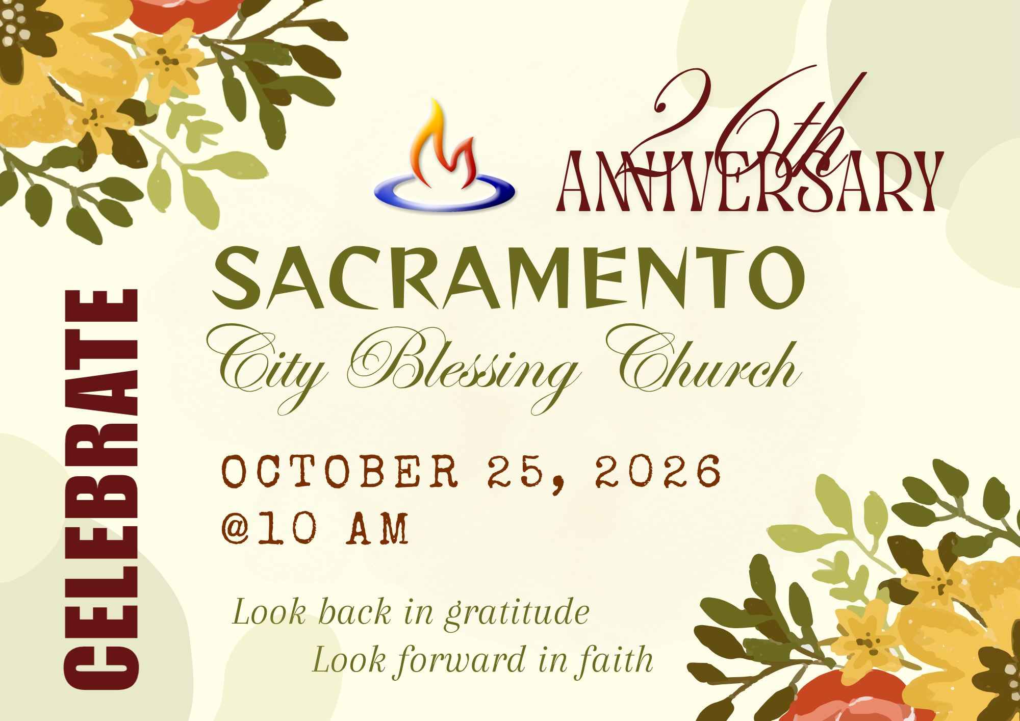 Upcoming Event Flyer